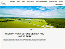 Tablet Screenshot of flhorsepark.com